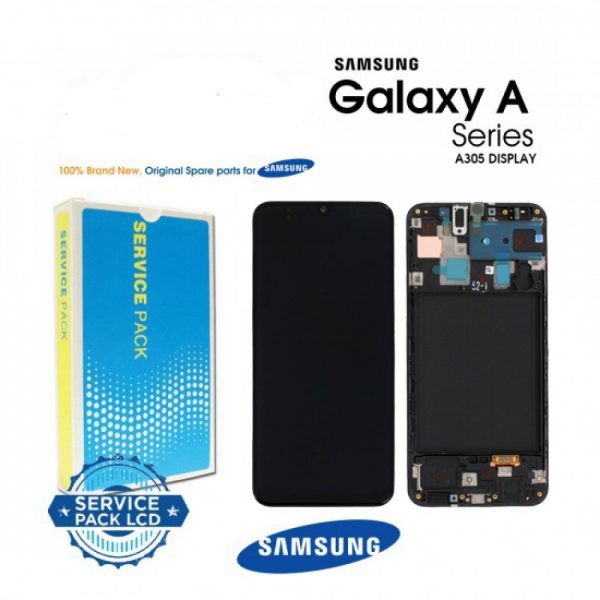 A305 (A30 19) LCD BLACK (with frame)