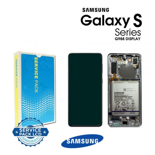 Samsung SM-G998 Galaxy S21 Ultra 5G  Phantom Silver + Bateria