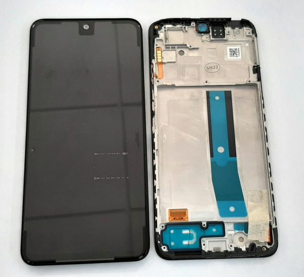 XIAOMI REDMI NOTE 11 NFC/ NOTE 11 4G /PRO 5G 2022 (con marco) negro (ORIGINAL) service pack
